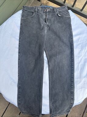 Basic Editions Men’s Relaxed Black Jeans